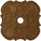 Ekena Millwork Flower Ceiling Medallion (Fits Canopies up to 6 1/4"), 29"OD x 3 5/8"ID x 1 3/8"P, Smokey Topaz CM29FWSTF - alternate 1